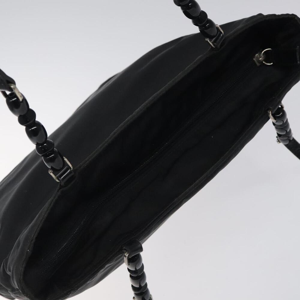 Christian Dior Tote Bag Nylon Black Silver Auth fm4460 - Picture 6 of 16